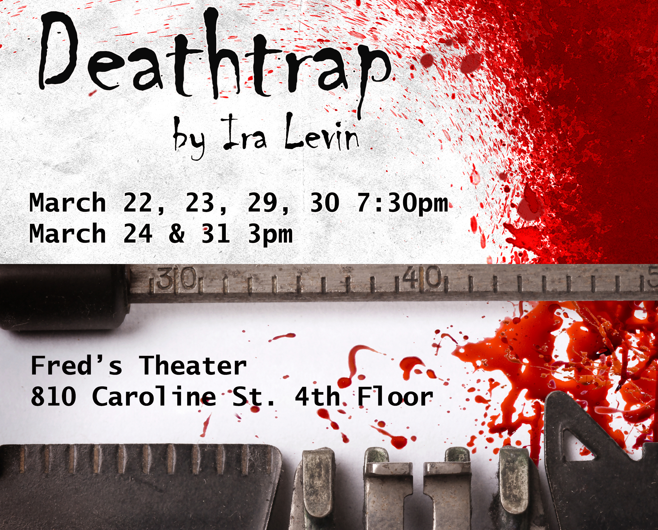 Poster for Deathtrap